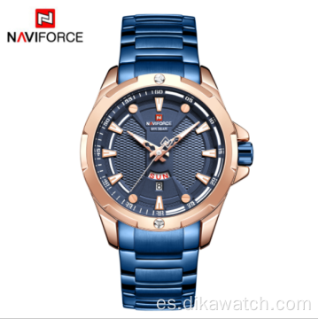 2020 nuevo NAVIFORCE 9161 reloj impermeable para hombres reloj electrónico deportivo de cuarzo para estudiantes